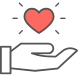 Hand reaching out